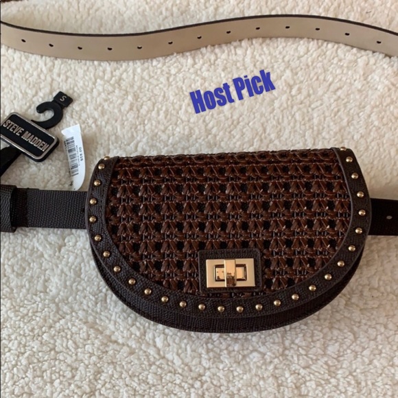 belted waist purse